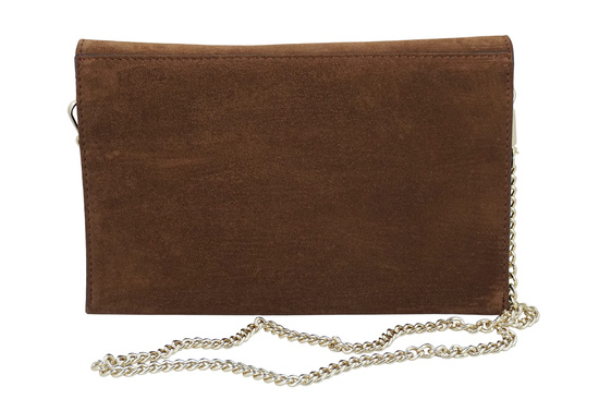 Stylowa kopertówka zamszowa Barberinis - Brązowa 