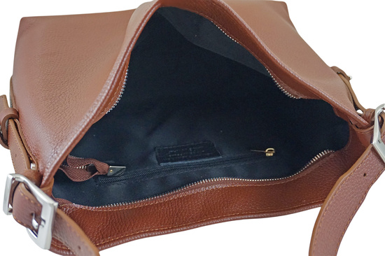 Codzienna torebka damska na ramię - Brązowa 