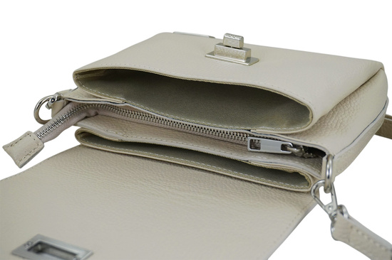 Wizytowa torebka damska Barberinis - Beżowa jasna