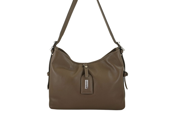 Codzienna torebka damska na ramię - Beżowa ciemna