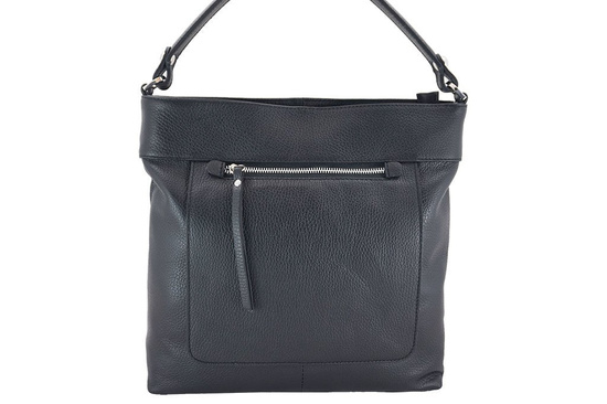 Torebka skórzana damska - Barberini's - Czerwona 