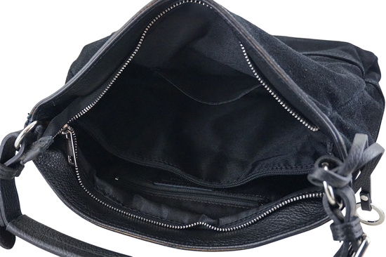 Torebka Barberinis zamszowa klasyczna - Czarna