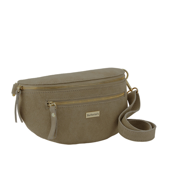 Zamszowa nerka damska Barberinis - Beżowa 