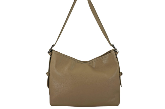 Codzienna torebka damska na ramię - Beżowa