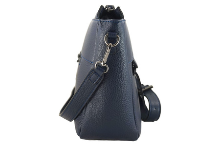 Torebka listonoszka na regulowanym pasku - Brązowa jasna