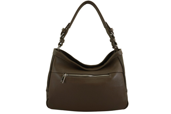 Torebka Barberinis zamszowa klasyczna - Beżowa ciemna