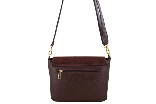 Torebka Barberinis ze złotym zapięciem - Bordowa 
