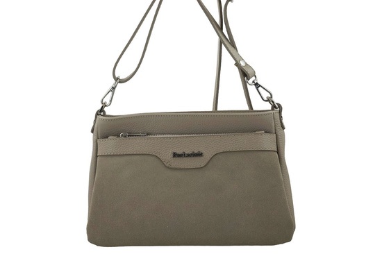 Wizytowa torebka damska skórzana - Beżowa jasna 