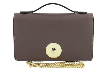 Torebka wizytowa ze skóry naturalnej - Bordowa