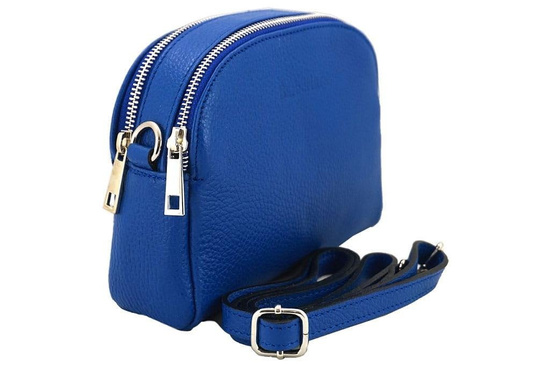 Listonoszka - mała torebka przez ramię - Różowa pudrowa 