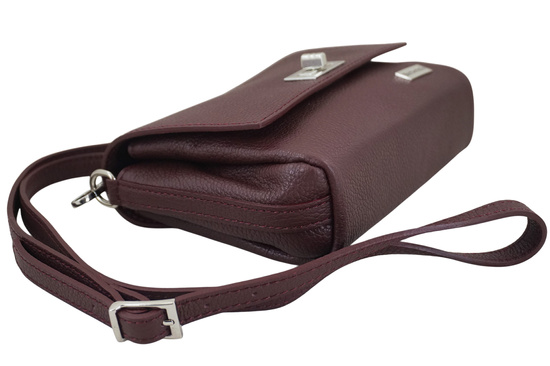 Wizytowa torebka damska Barberinis - Bordowa 