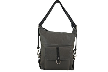 Torebki - plecaki/worki skórzane - Barberini's - Czerwony