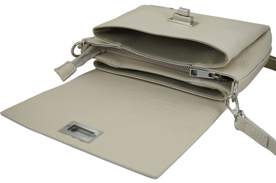 Wizytowa torebka damska Barberinis - Beżowa jasna