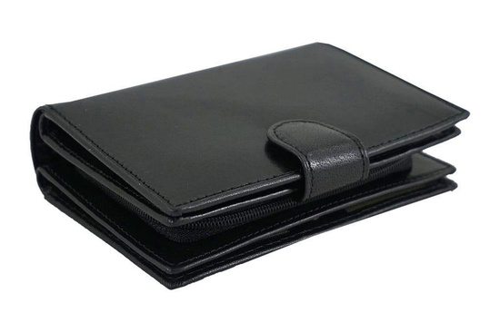 Skórzany portfel klasyczny - Barberini's - Brązowy