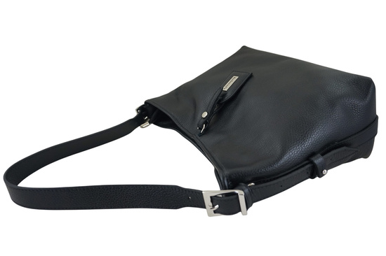 Codzienna torebka damska na ramię - Czarna 