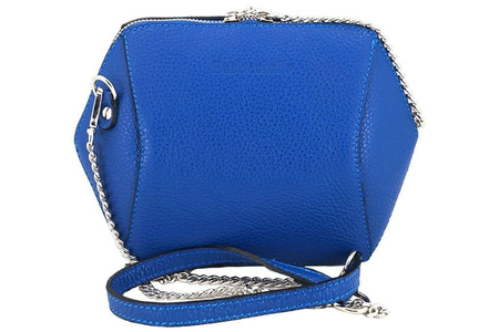 Torebka listonoszka na łańcuszku - Czarna