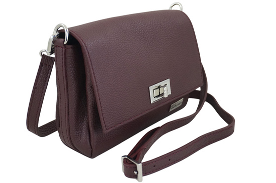Wizytowa torebka damska Barberinis - Bordowa 