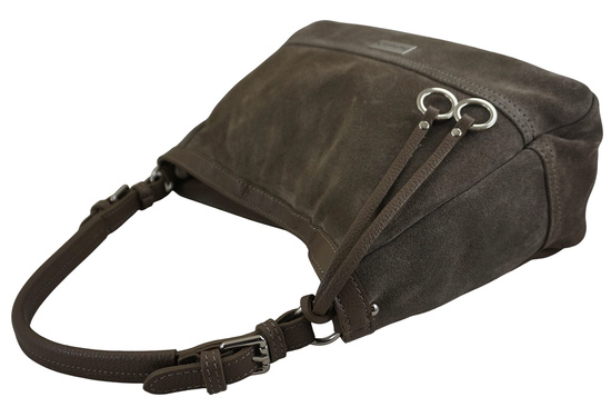 Torebka Barberinis zamszowa klasyczna - Beżowa ciemna