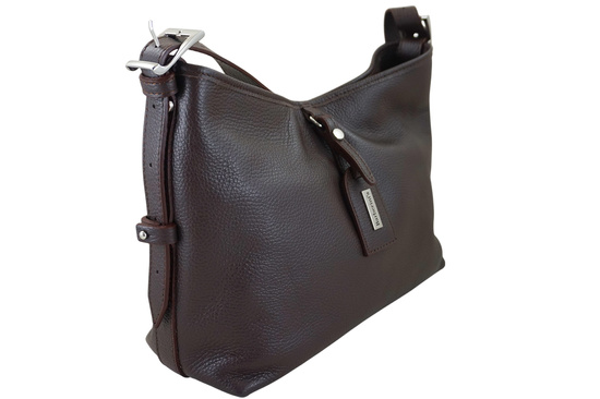 Codzienna torebka damska na ramię - Brązowa ciemna