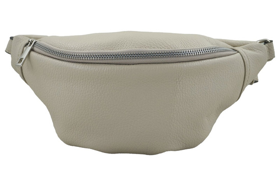 Torebka damska saszetka/nerka Casual Beżowa jasna