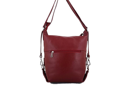 Torebki - plecaki/worki skórzane - Barberini's - Szary