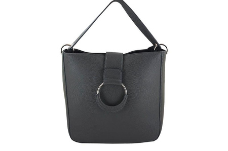 Torebki skórzane damskie - Barberini's - Beżowa ciemna