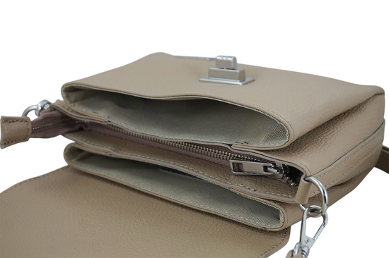 Wizytowa torebka damska Barberinis - Beżowa 