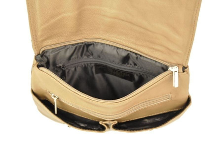 Torebki skórzane listonoszki - Barberini's - Czarny