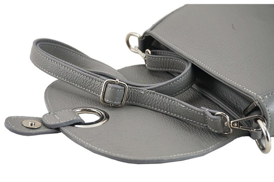 Listonoszka - torebka miejska - Szara jasna 