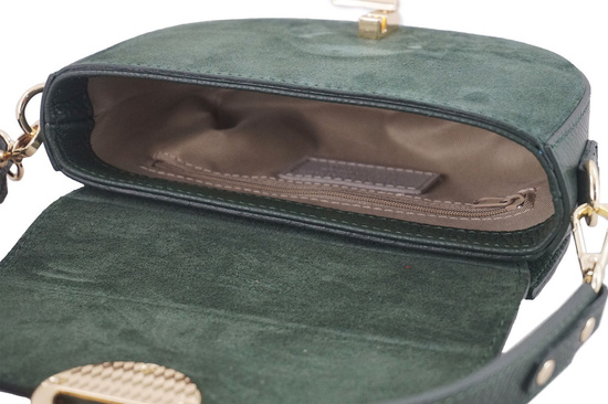 Modna torebka wizytowa skórzana - Czerwona