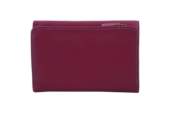 Barberini's klasyczny portfel damski - Fioletowy 