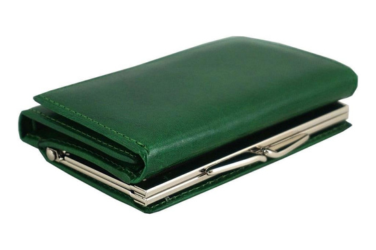 Portfel damski skórzany - Barberini's - Szary 