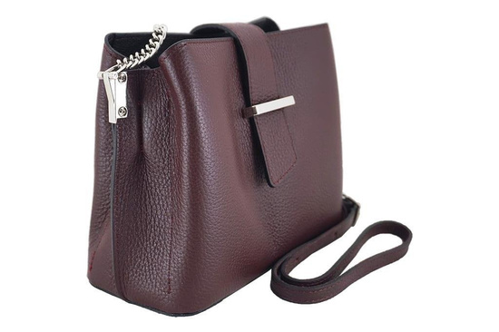 Torebka wizytowa na ramię - Brązowa ciemna 