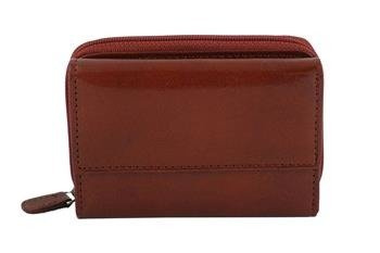 Barberini's - portfel skórzany damski - Brązowy