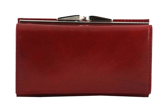 Portfel damski skórzany - Barberini's - Szary 