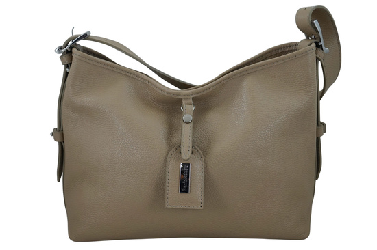 Codzienna torebka damska na ramię - Beżowa