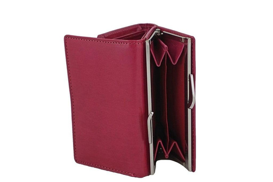 Portfel damski klasyczny skórzany - Czarny