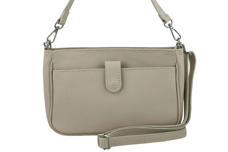 Torebki listonoszki na ramię - Beżowe jasne 