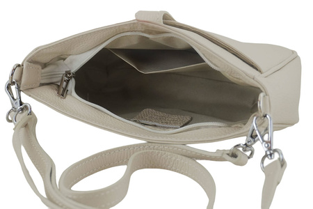 Torebki listonoszki na ramię - Beżowe jasne 