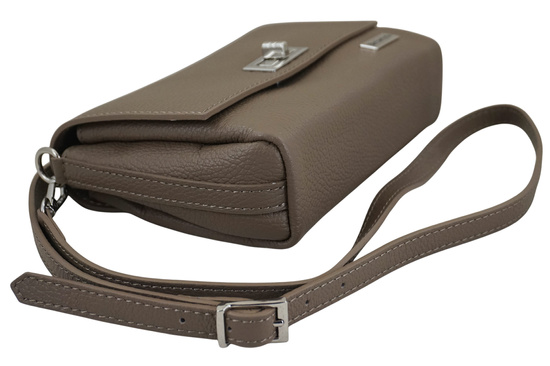 Wizytowa torebka damska Barberinis - Beżowa ciemna