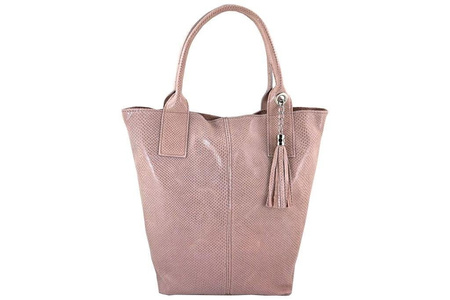 Torebki worki zamszowe - Barberini's - Granatowy