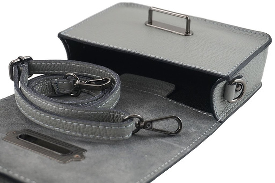 Barberini's - mała torebka listonoszka - Różowa pudrowa 