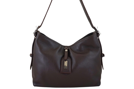 Codzienna torebka damska na ramię - Brązowa ciemna