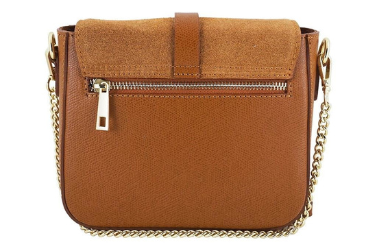 Wizytowa listonoszka na ramię - Barberini's - Szara jasna 