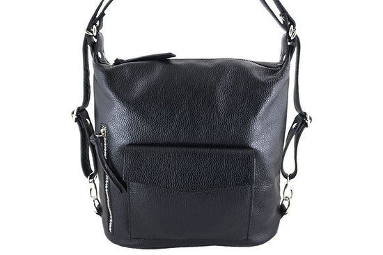 Torebka - plecak skórzany Barberini's - Brązowa 