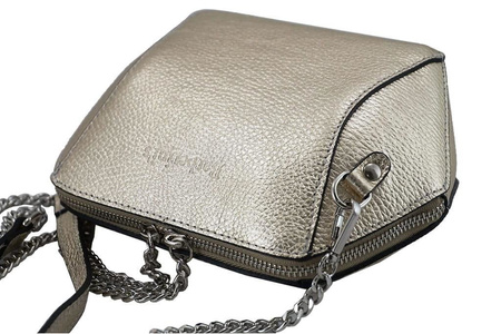 Torebka wizytowa metalizowana - Złota