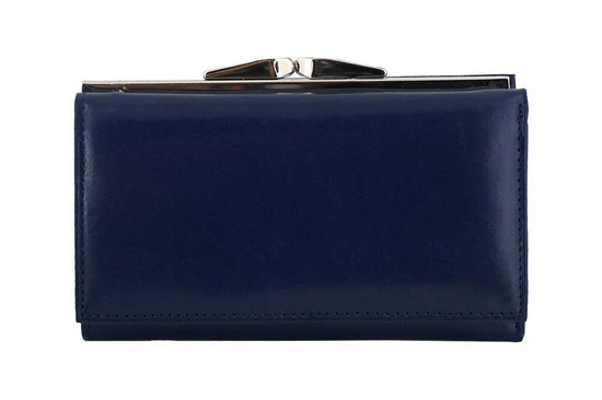 Portfel damski skórzany - Barberini's - Szary 