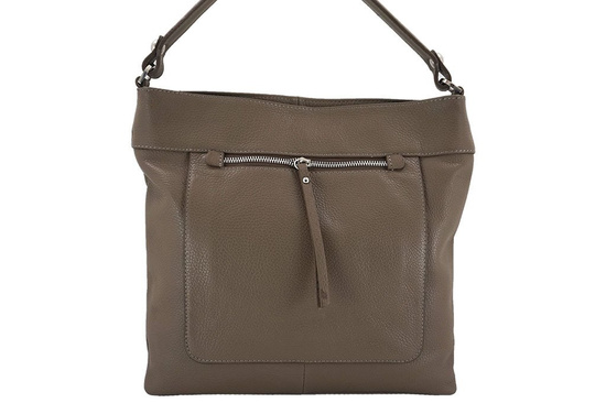 Torebka skórzana damska - Barberini's - Czerwona 