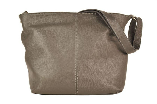 Listonoszki damskie skórzane - Szare jasne