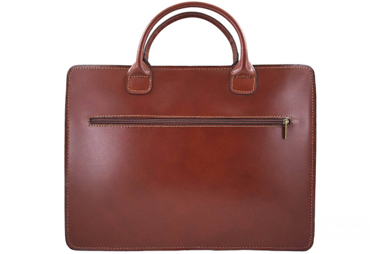 Damska teczka aktówka A4 - Brązowa 